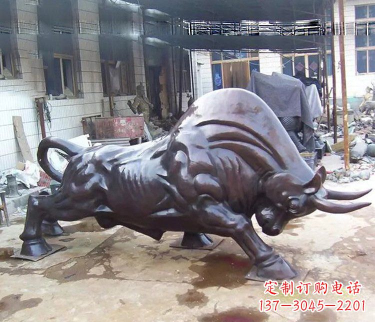 山西动物牛铜雕塑