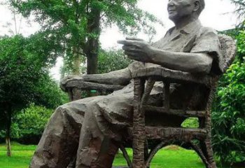 山西邓小平伟人公园铜雕—荣耀家乡，让历史永生