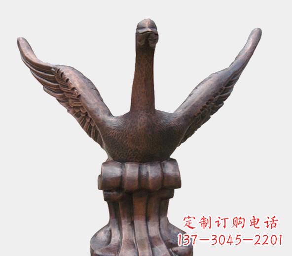 山西高级锻铜天鹅雕塑