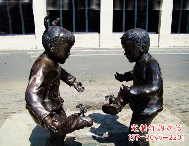 山西中领雕塑 | 专业高端儿童铜雕