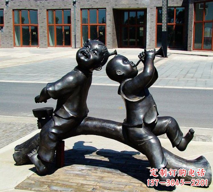 山西铜雕童趣,引领儿童童趣生活