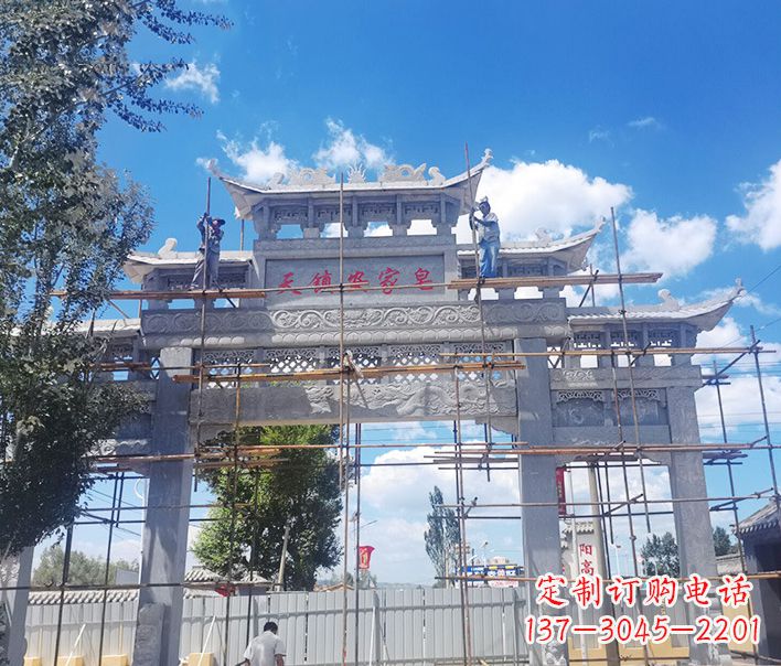 山西牌坊雕塑品质精湛、精致耐看
