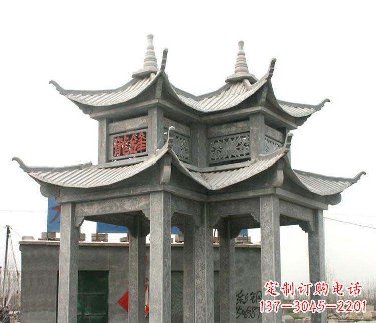 山西仿古凉亭石雕