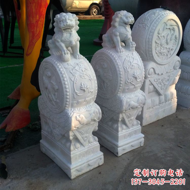 山西仿古门墩石雕塑,让您的家园更加精致
