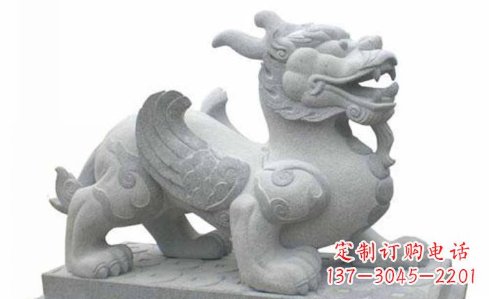 山西仿古貔貅古代神兽石雕