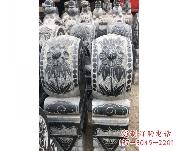 山西仿古石门墩镇宅抱鼓石