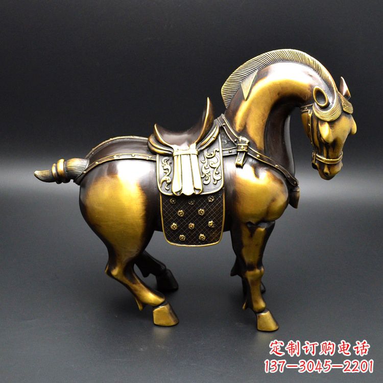 山西精美仿古铜马雕塑