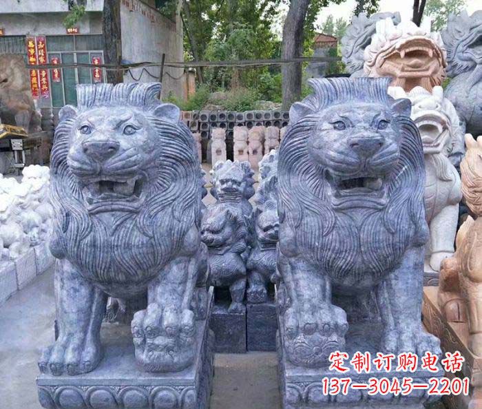 山西仿古欧式石雕狮子