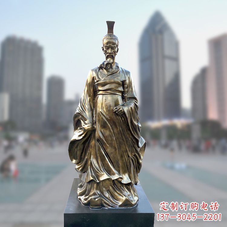 山西专业定制屈原雕像