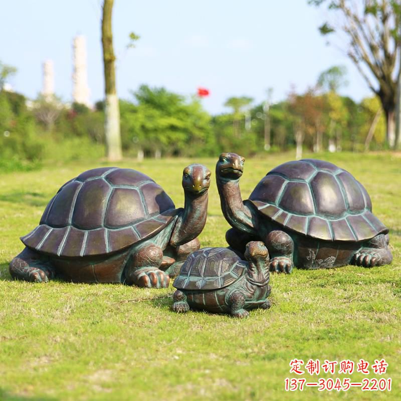 山西仿铜做工精美的乌龟雕塑摆件