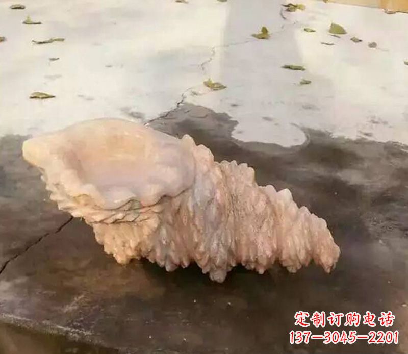 山西仿真海螺石雕