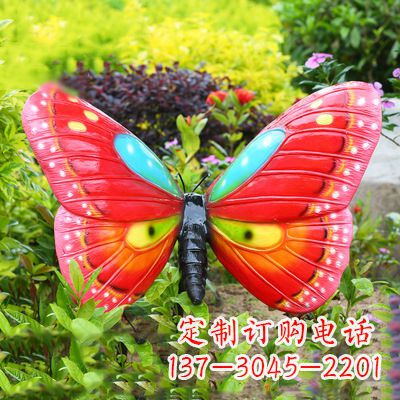 山西仿真蝴蝶_红色款35x65x42