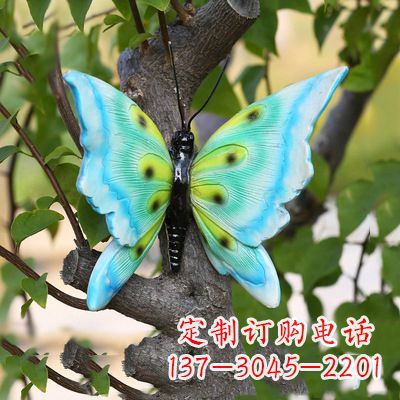 山西蓝色蝴蝶雕塑