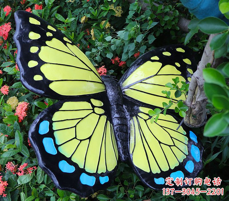 山西玻璃钢蝴蝶雕塑