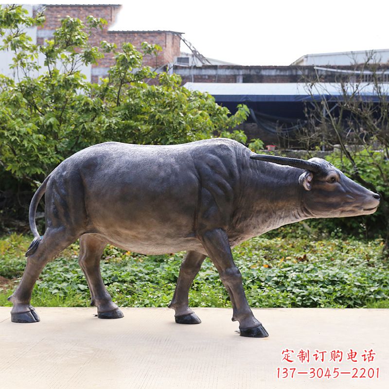 山西仿真水牛雕塑 (3)