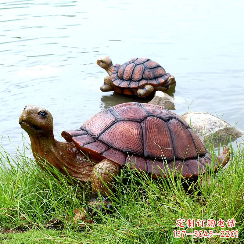山西精美乌龟雕塑,点亮您的池塘水景