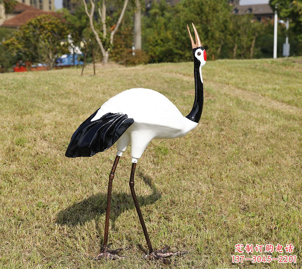山西仿真仙鹤雕塑
