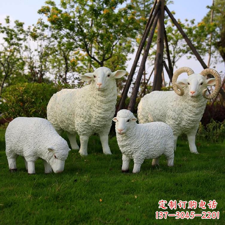 山西精美玻璃钢动物雕塑