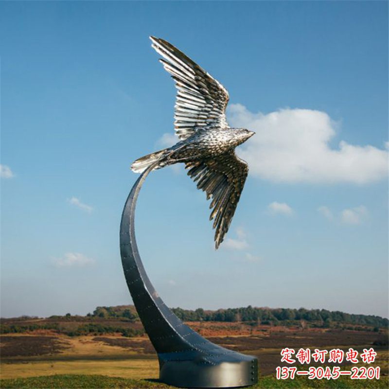 山西不锈钢老鹰雕塑