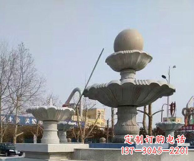 山西精美风水球石雕塑
