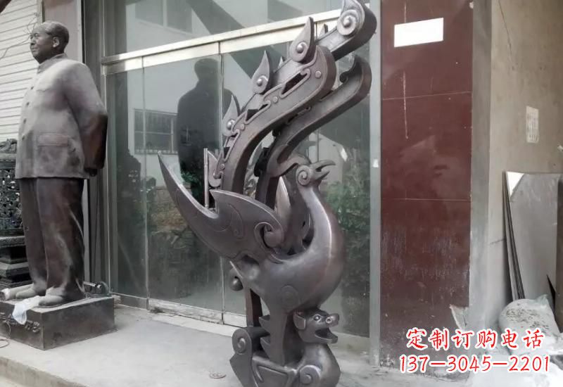 山西凤凰貔貅铜雕