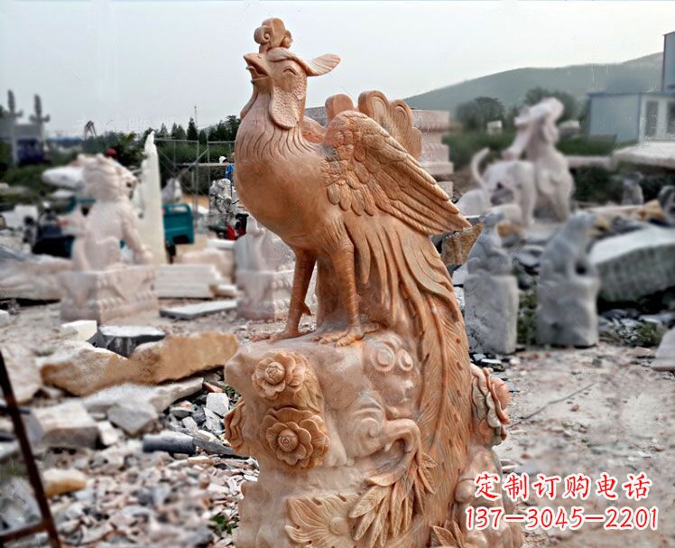 山西精美凤凰雕塑
