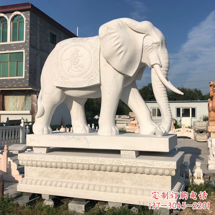 山西佛教石雕大象