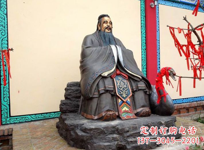 山西精美定制- 孔子雕塑