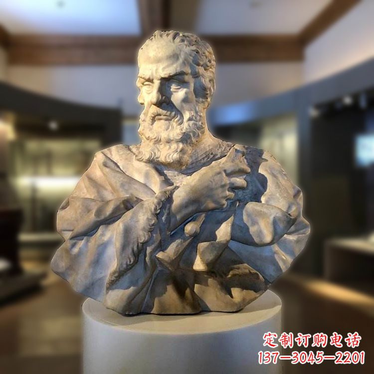 山西伽利略头像雕塑--精致定制