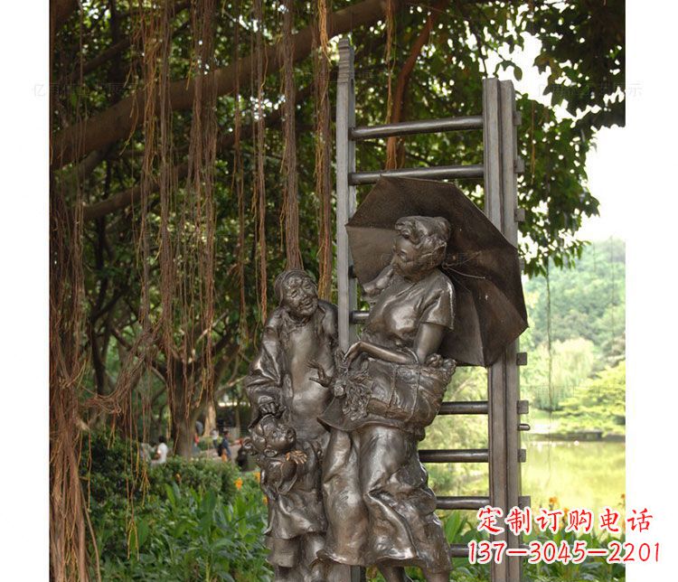 山西象征女性魅力的女人铜雕