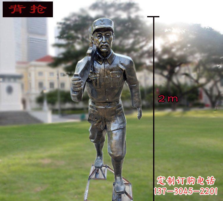 山西中领雕塑英勇勇士铜雕