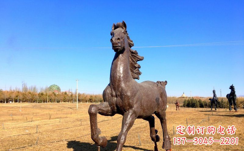 山西精美大型动物雕塑
