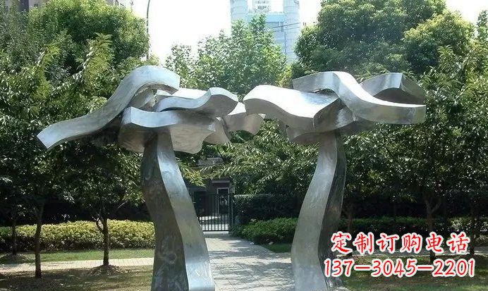 山西不锈钢拱门定制雕塑