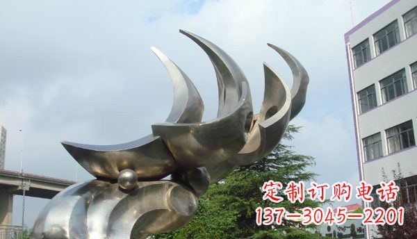 山西中领雕塑出品不锈钢海鸥雕塑