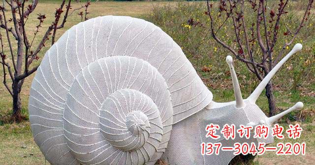 山西抽象不锈钢蜗牛雕塑