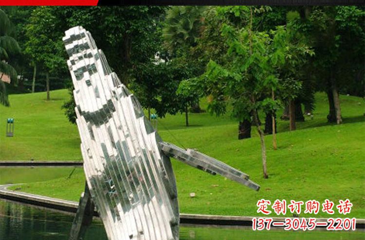 山西温馨活泼的不锈钢动物企鹅雕塑