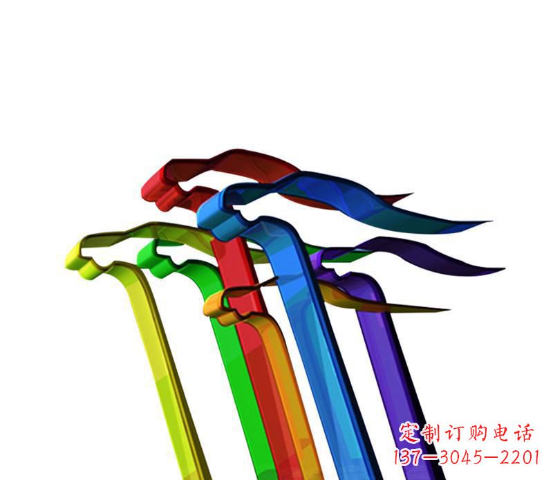 山西欣赏性强的不锈钢飞翔飘带景观雕塑