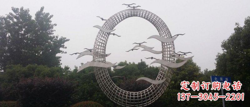 山西抒情海鸥雕塑
