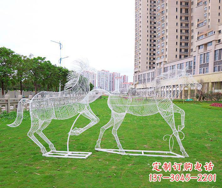 山西不锈钢马雕塑