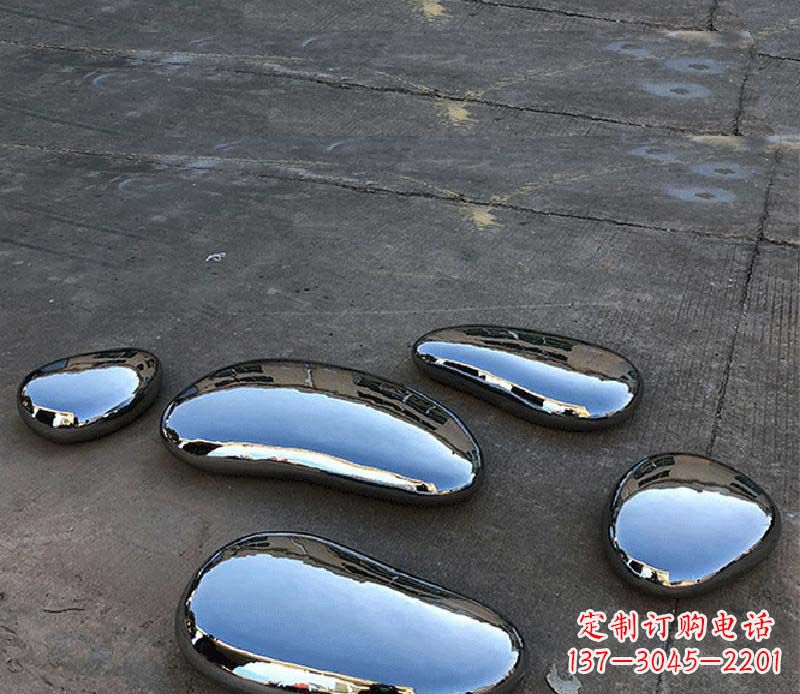 山西不锈钢水滴景观雕塑美轮美奂,营造自然灵动