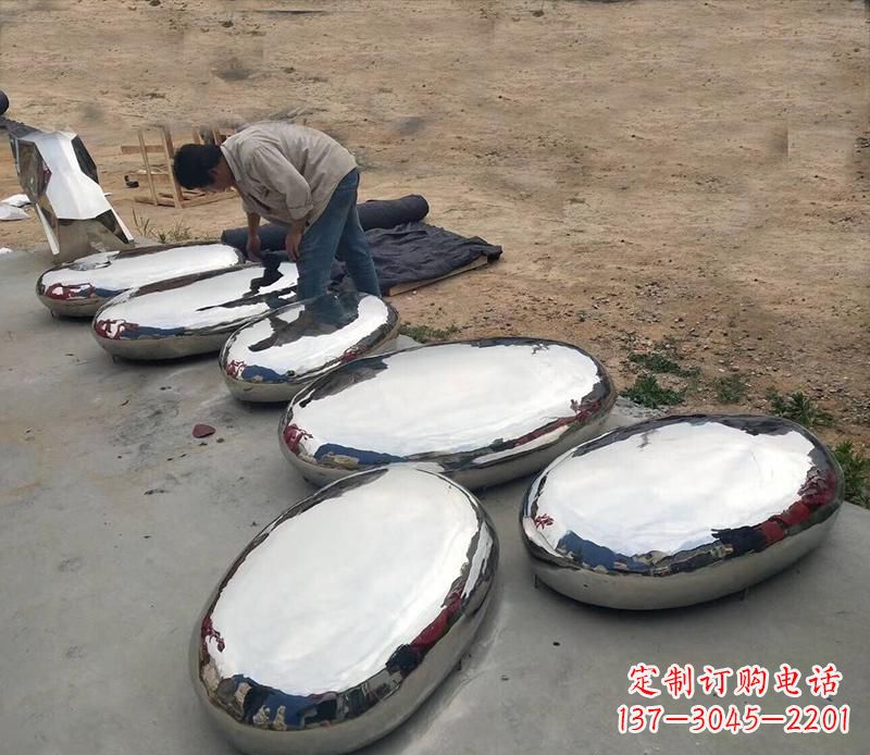 山西中领雕塑水滴形艺术雕塑