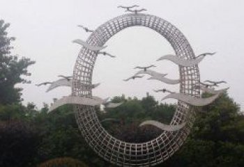 山西抒情海鸥雕塑