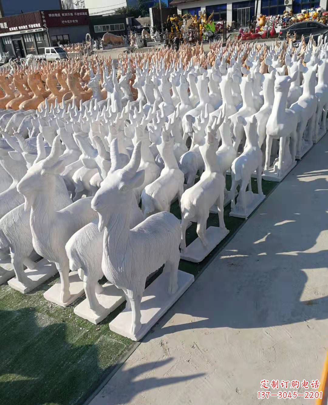 山西大理石羊雕塑
