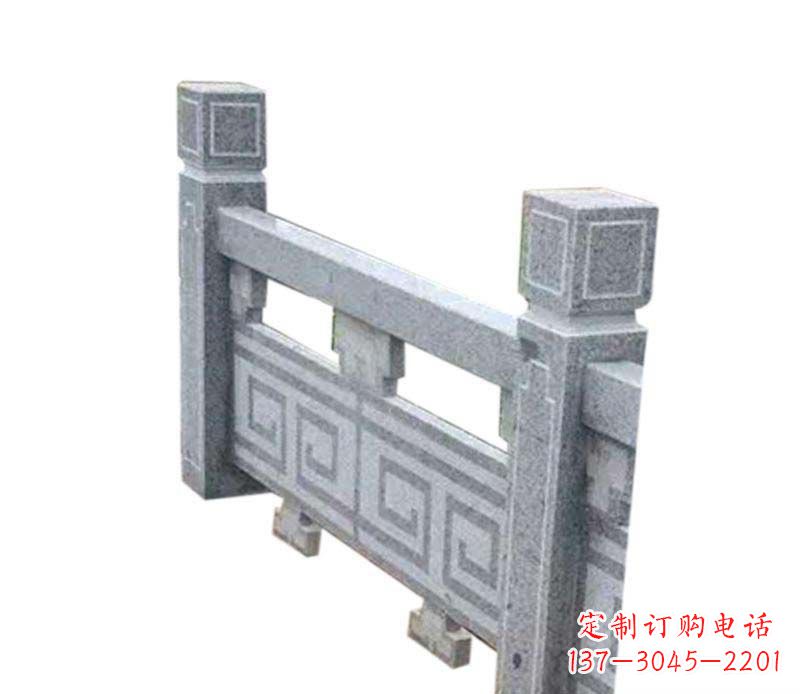 山西精美大理石护城河栏板雕塑