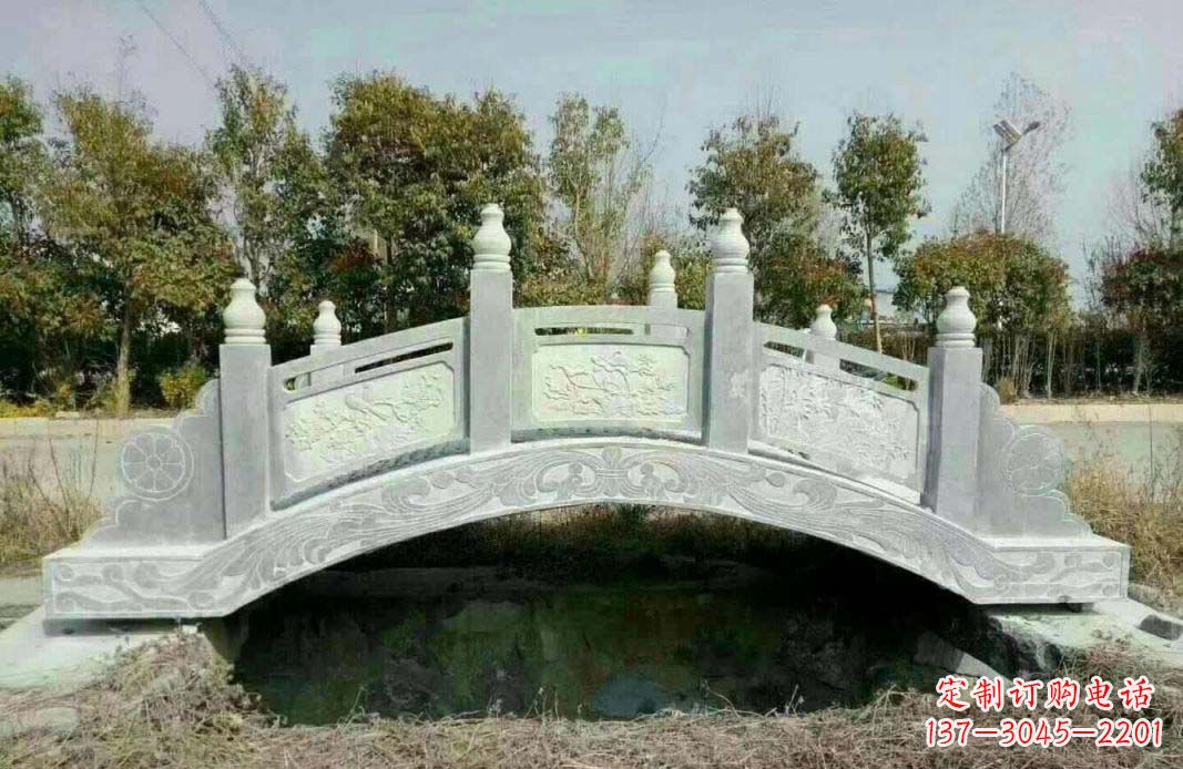 山西公园大理石桥雕塑