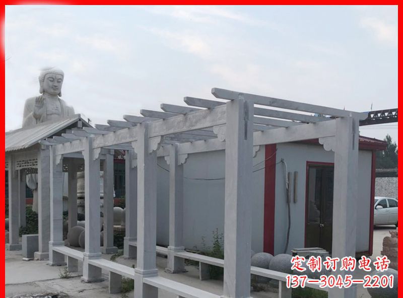 山西 专业定制公园大理石石雕长廊