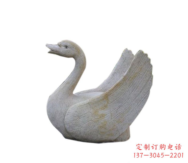 山西中领雕塑 | 天鹅石雕景观喷泉