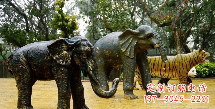 山西大象雕塑铜雕