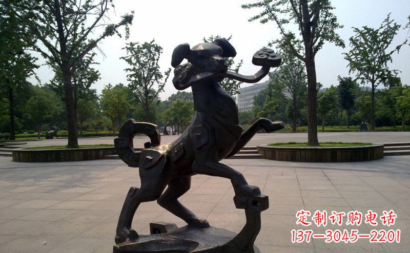山西中领雕塑狗动物铜雕