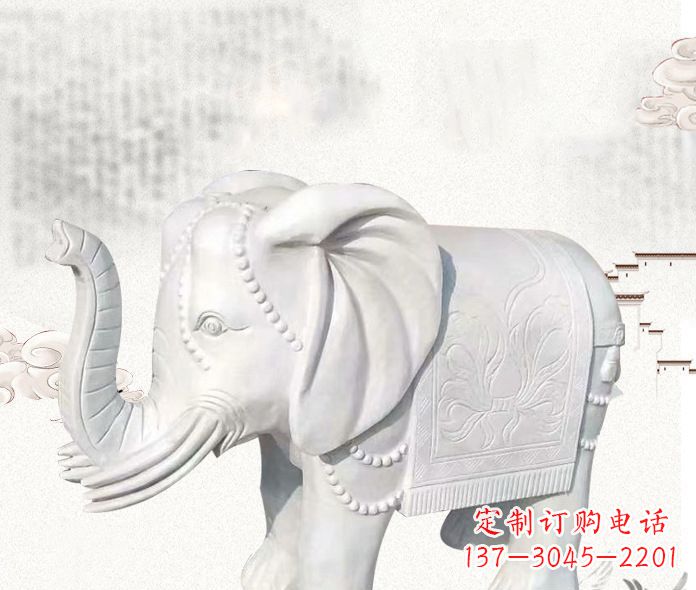 山西大象雕塑——十分优雅的艺术品